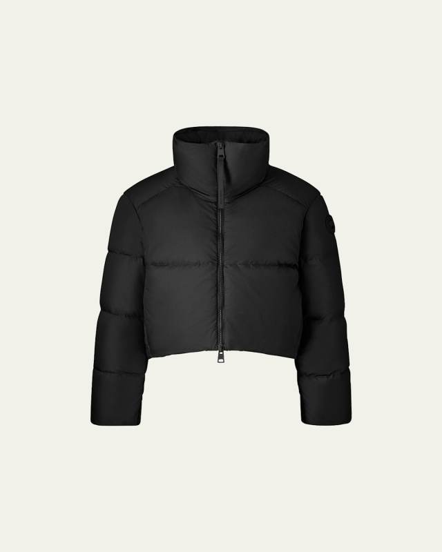 Garnet Cropped Puffer