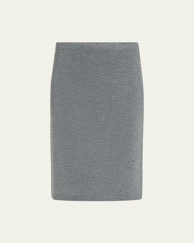 Winslet Rhinestone Pencil Skirt