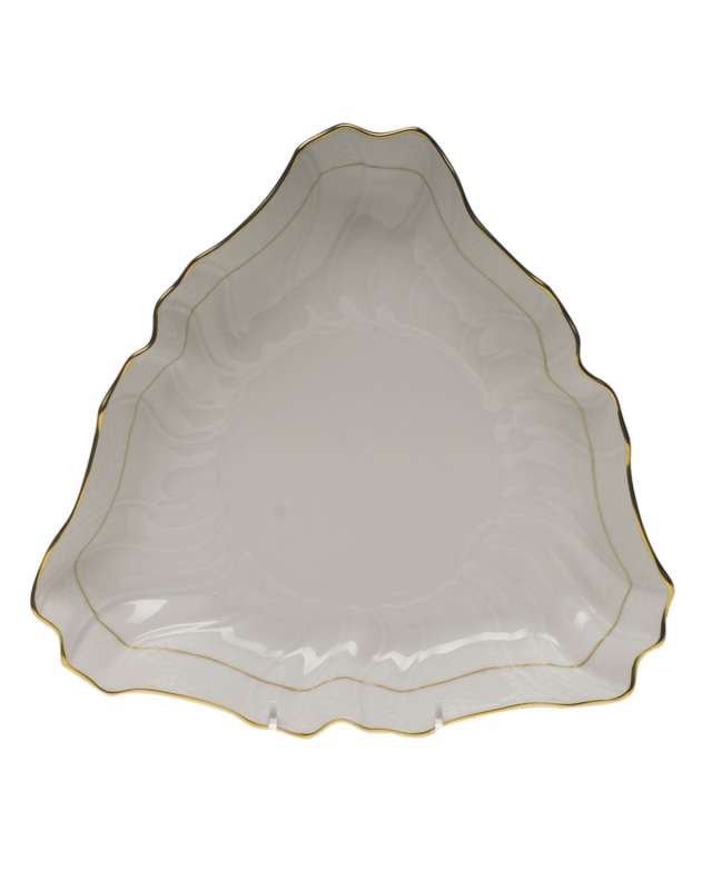 Golden Edge Triangle Dish