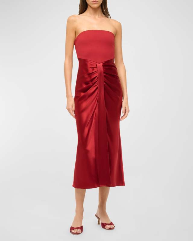 Wayfaring Strapless Midi Dress