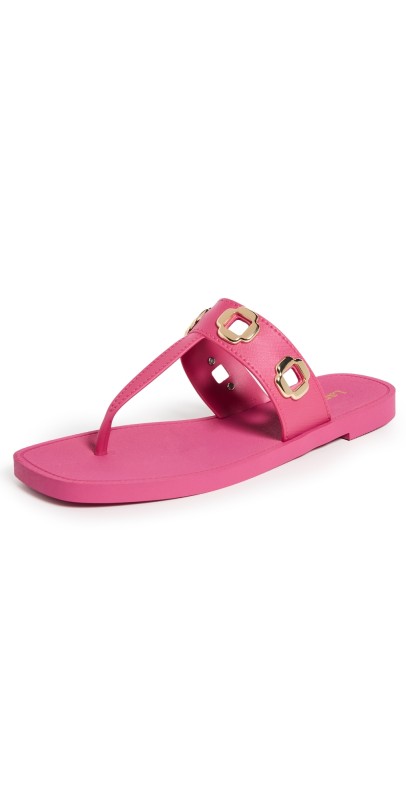 Larroudé Milan S Jelly Sandals Pink