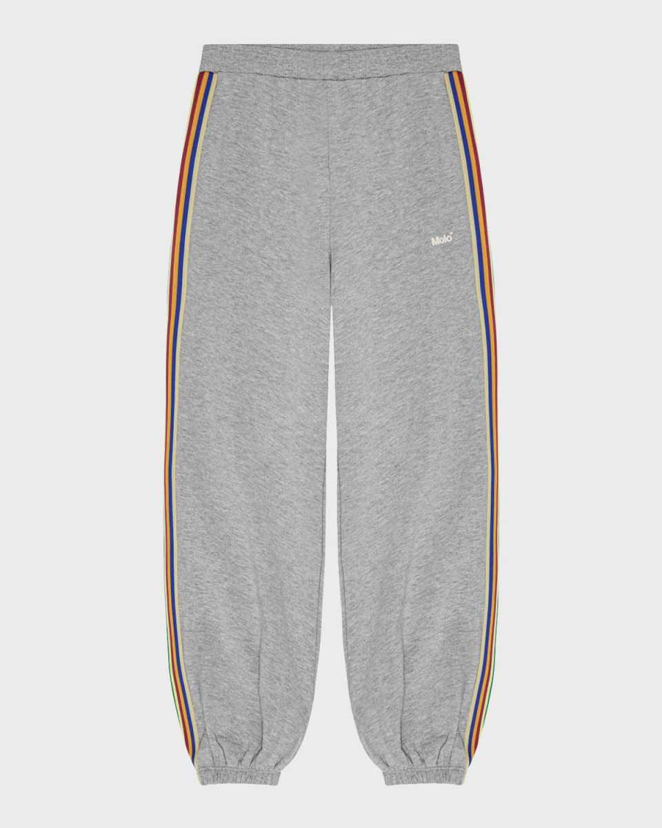 Girl's Adriana Contrast Trim Jogger Pants, Size 8-14