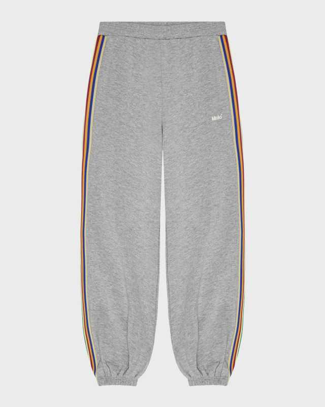 Girl's Adriana Contrast Trim Jogger Pants, Size 8-14