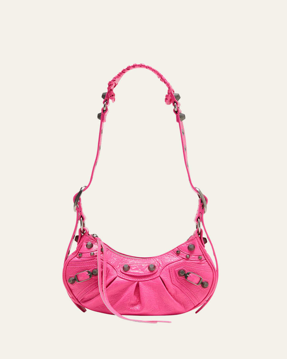 Le Cagole XS Zip Leather Shoulder Bag