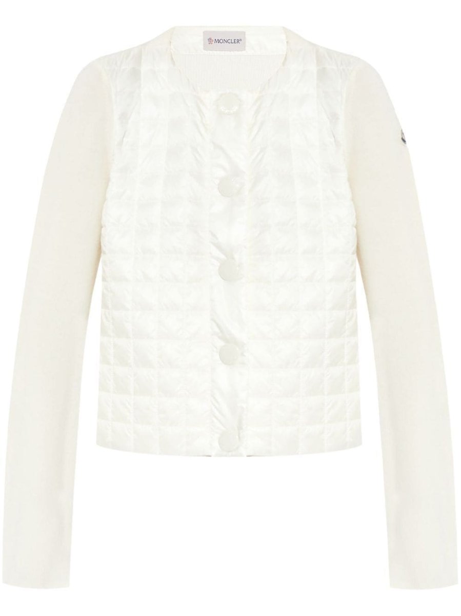 quilted cardigan