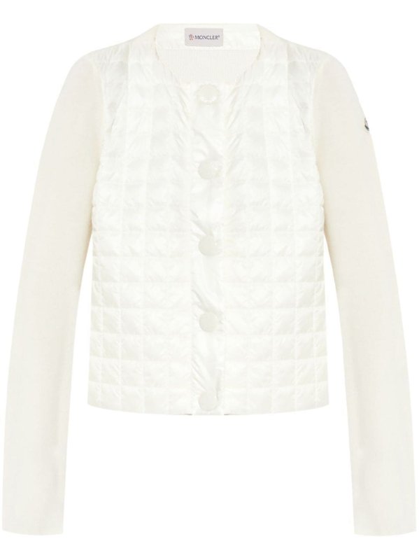 quilted cardigan