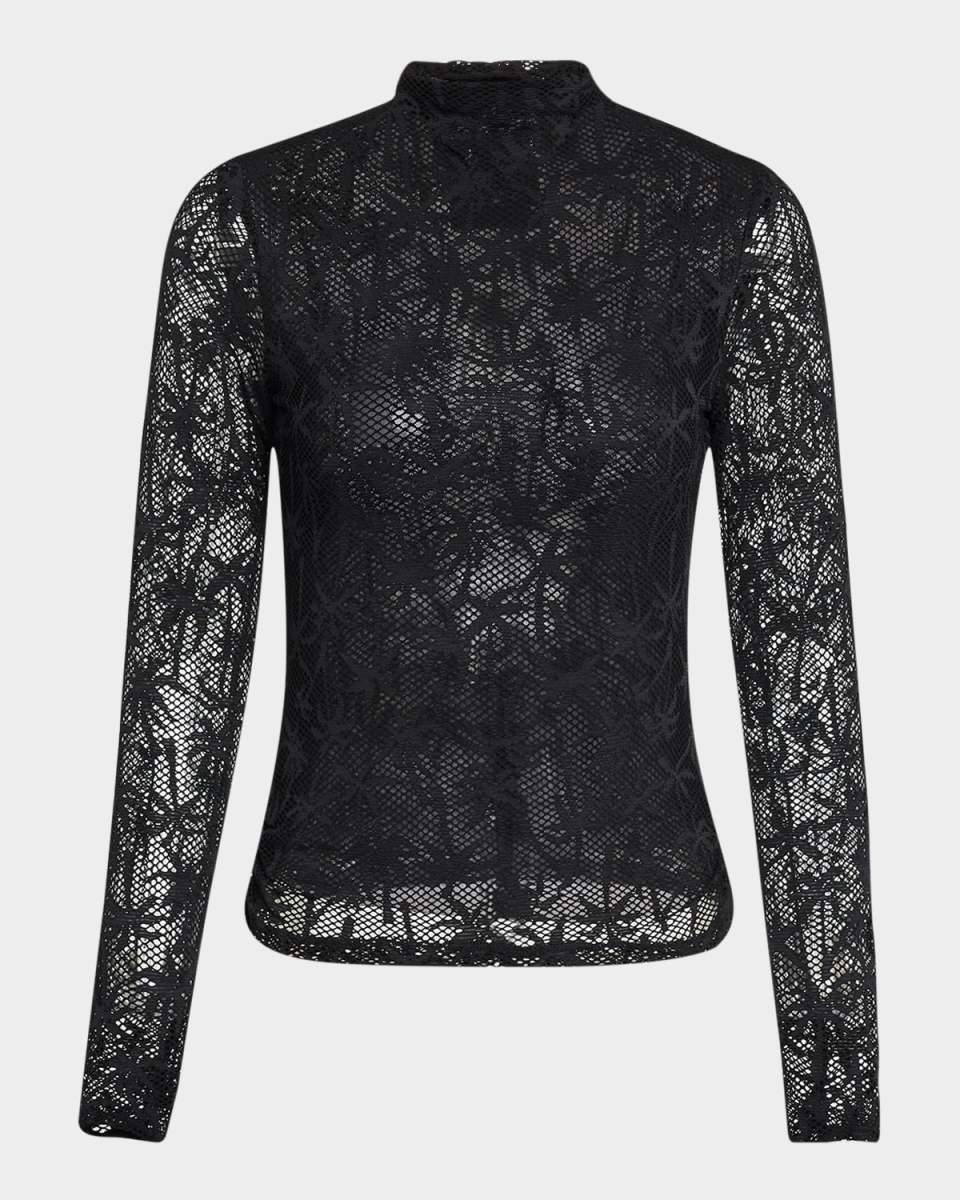 Palm Beach Sheer Mesh Top