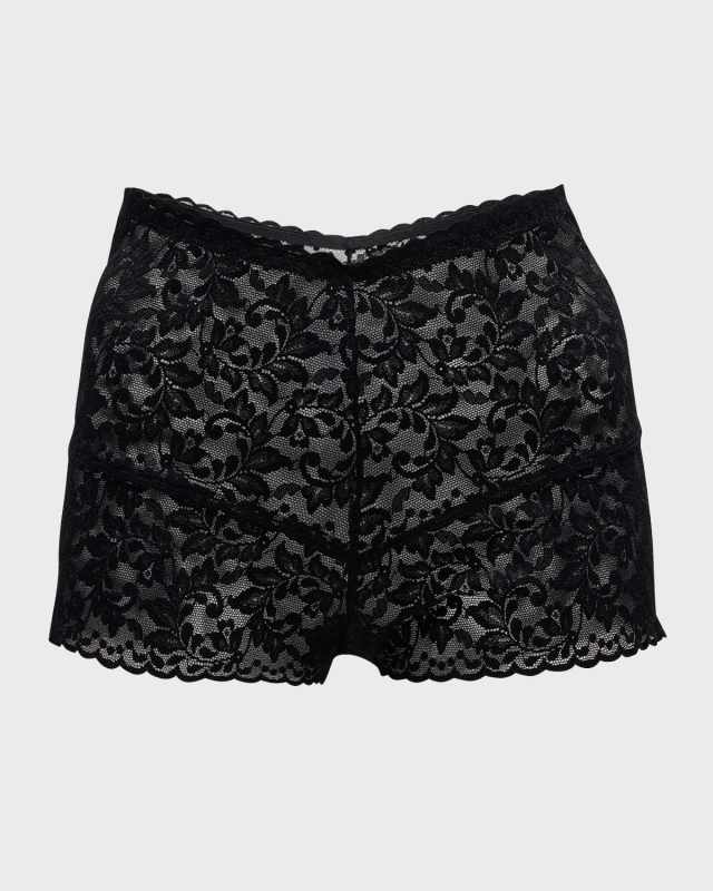 High-Rise Retro Lace Boyshorts