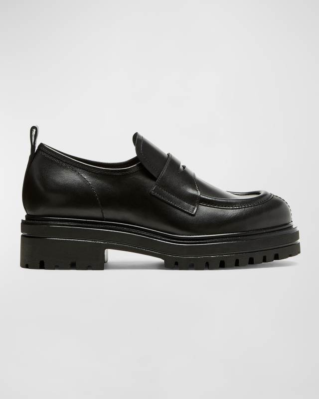 Refresh Leather Casual Penny Loafers