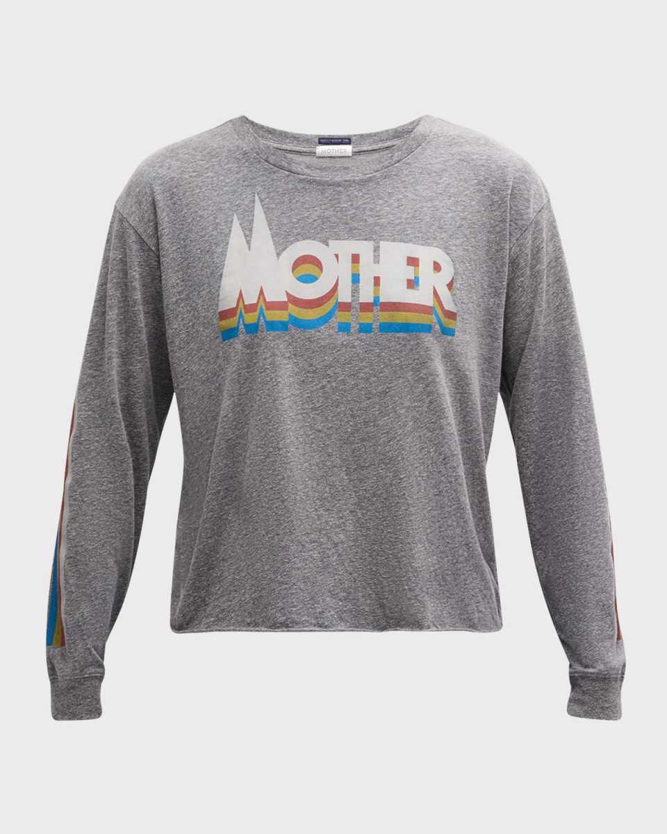 The Long-Sleeve Slouchy Logo T