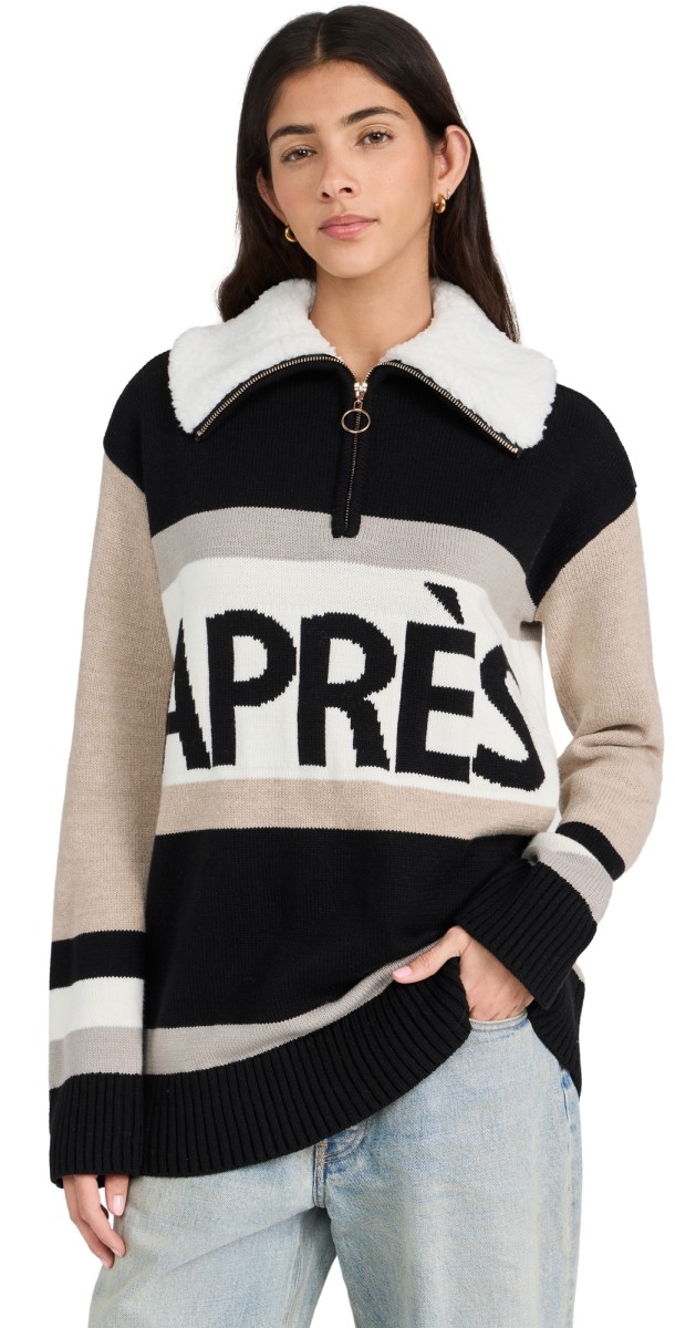 Show Me Your Mumu Weston Half Zip Pullover Multi
