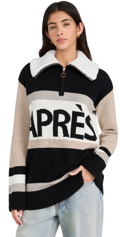 Show Me Your Mumu Weston Half Zip Pullover Multi