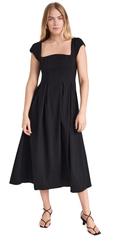 Reformation Zabel Dress Black