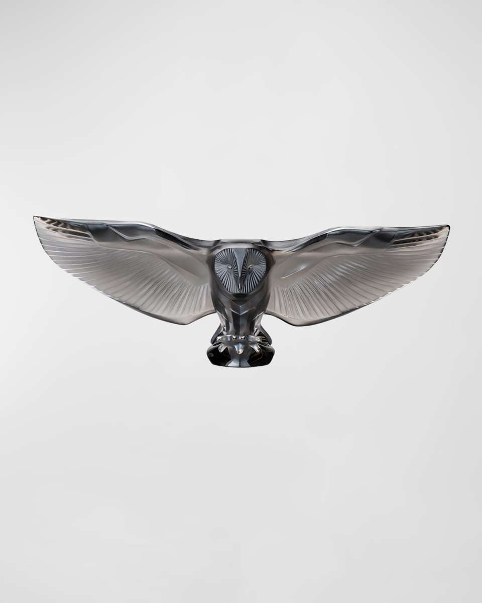 Barn Owl Sculpture, Bronze