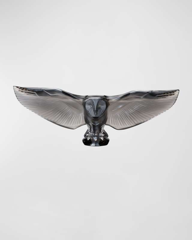 Barn Owl Sculpture, Bronze