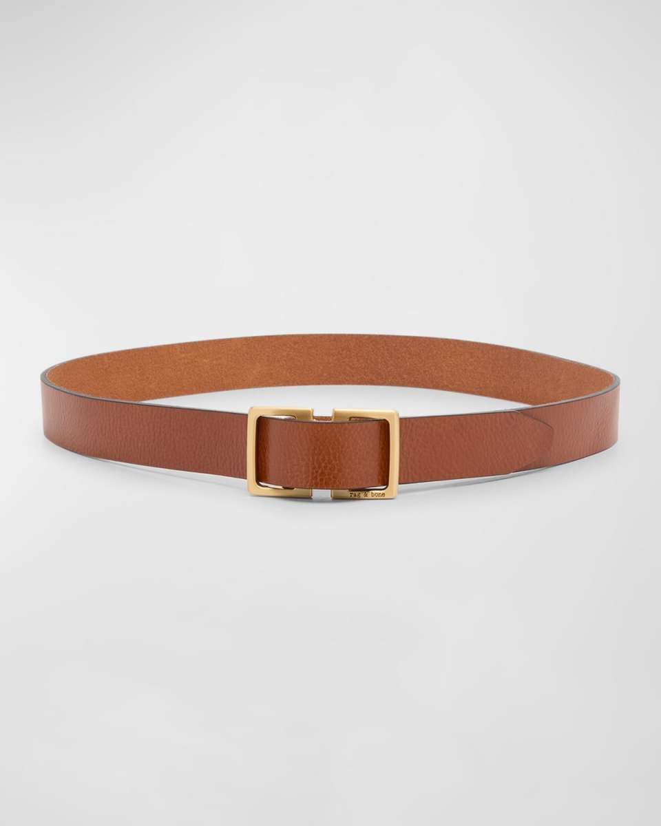 Harlow Grainy Leather Belt