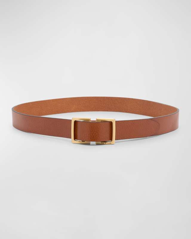 Harlow Grainy Leather Belt