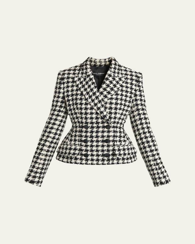 Pied De Poule Wool Dolce Jacket