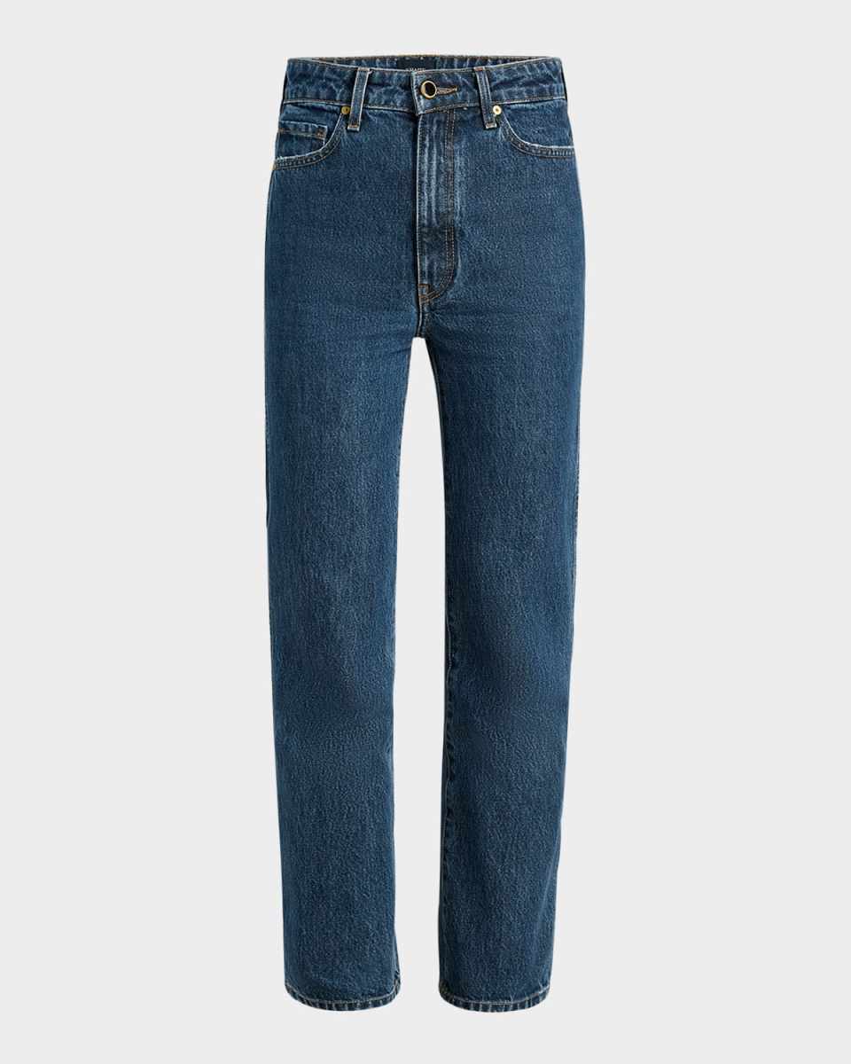Abigail High-Rise Straight-Leg Jeans