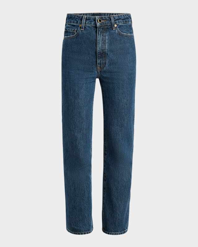 Abigail High-Rise Straight-Leg Jeans