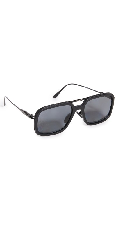 Prada Aviator Sunglasses Matte Black/Polar Dark Grey