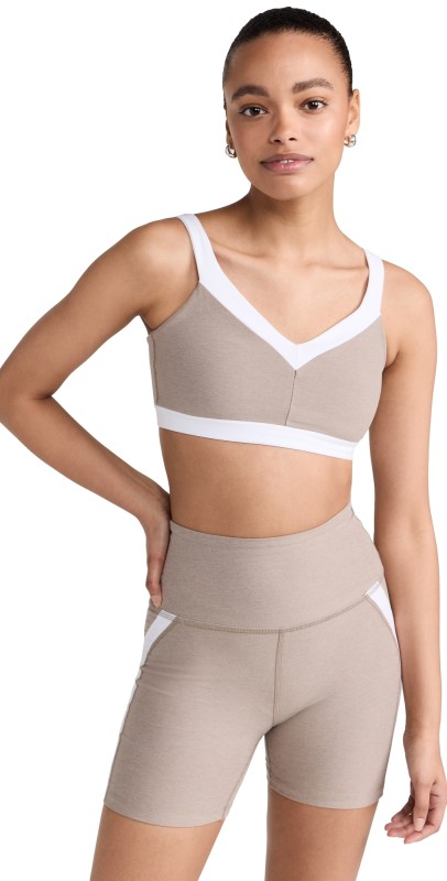 Beyond Yoga Spacedye Top Line Bra Birch/Cloud White