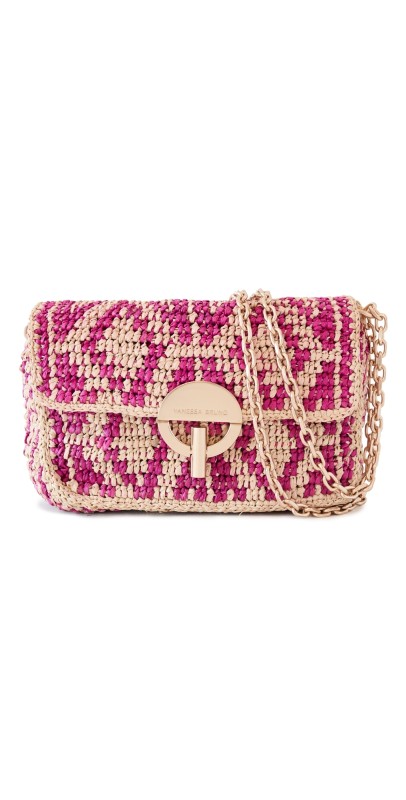 Vanessa Bruno Nano Moon Bag Fushia