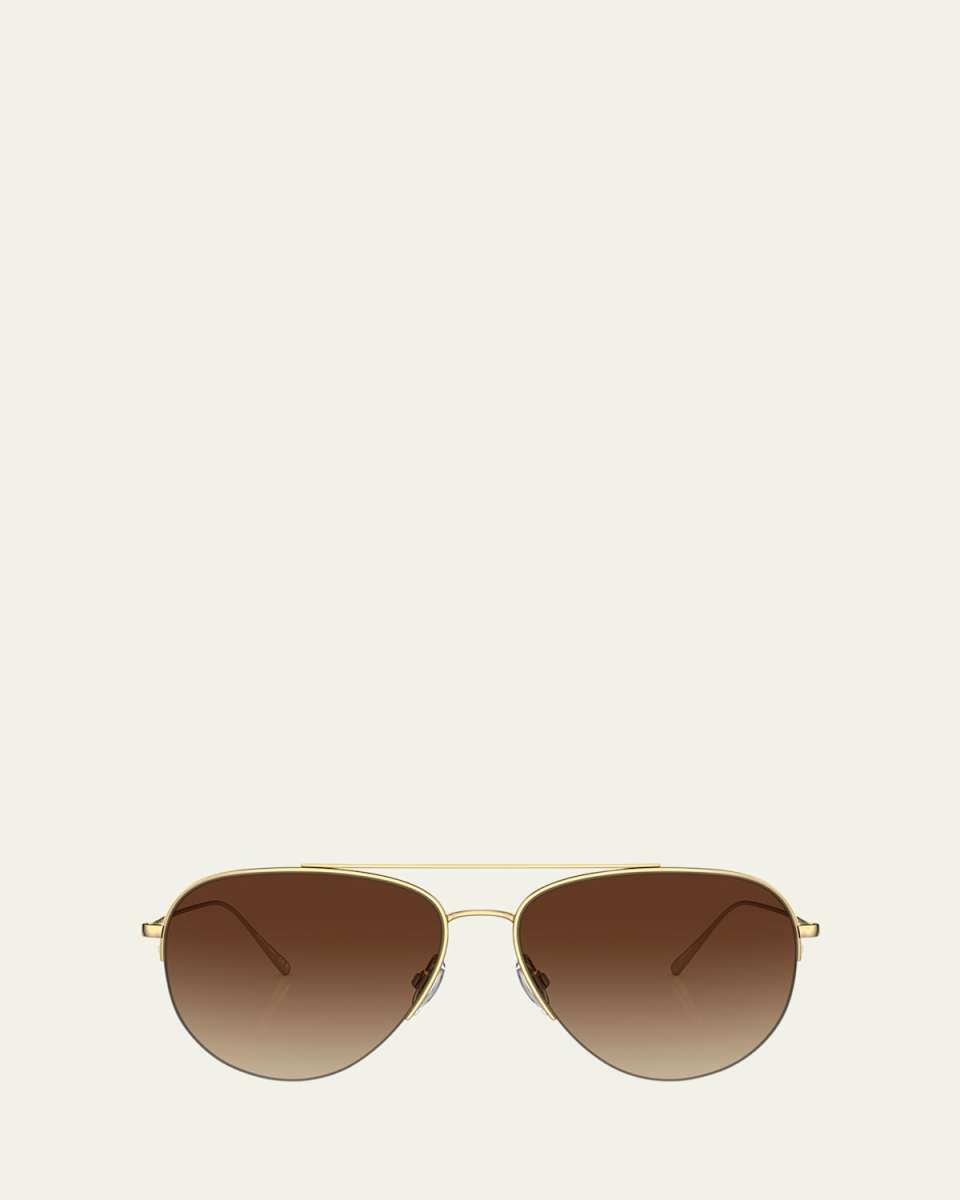 Cleamons Metal Aviator Sunglasses