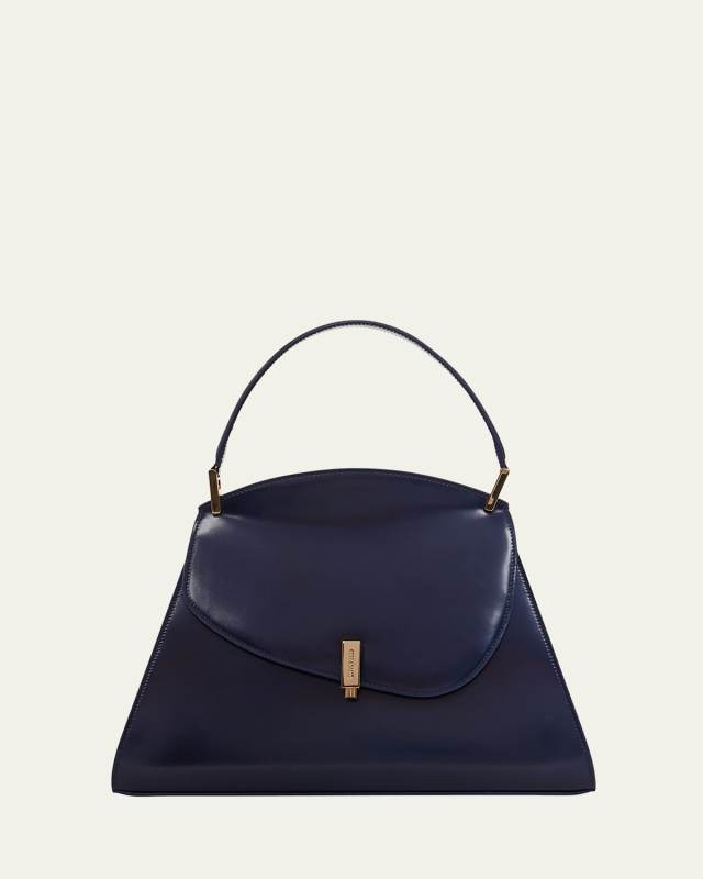 Prisma Leather Top-Handle Bag