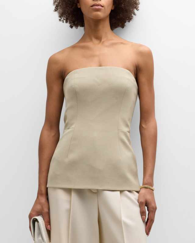 Agata Strapless Fitted Top