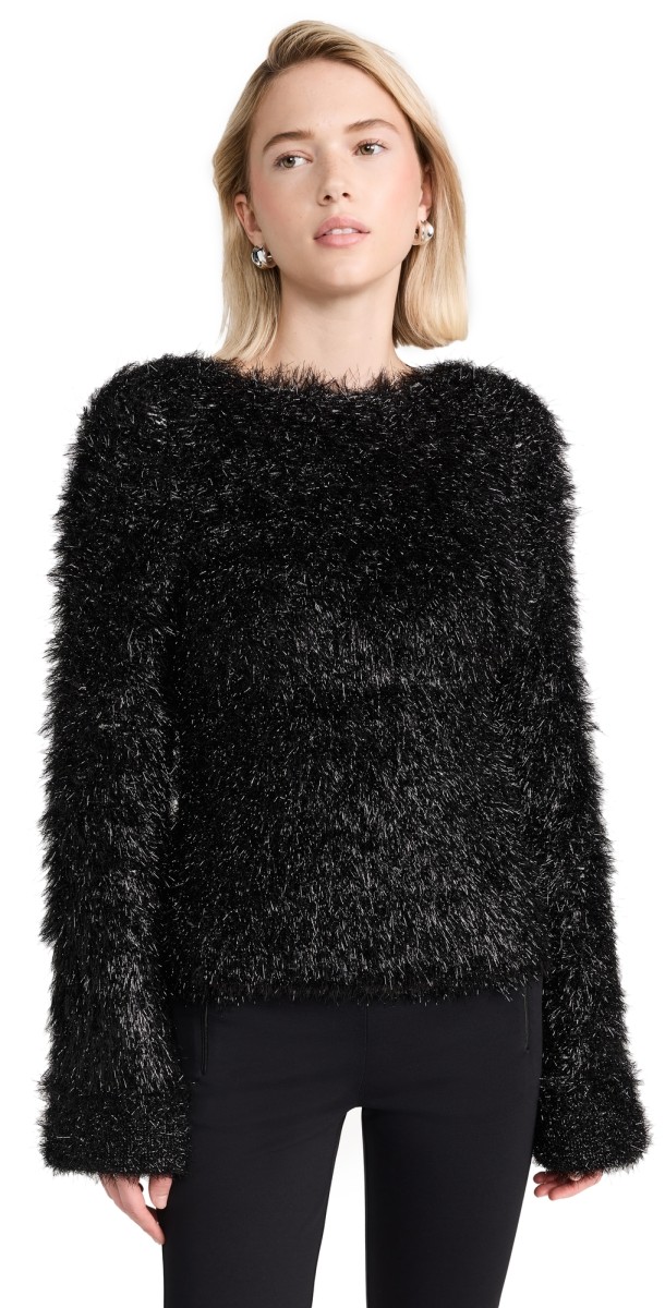 Victoria Beckham Open Back Sweater Black