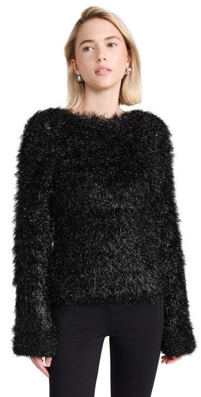 Victoria Beckham Open Back Sweater Black