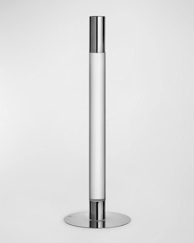 13" Lumiere Candlestick, Silver