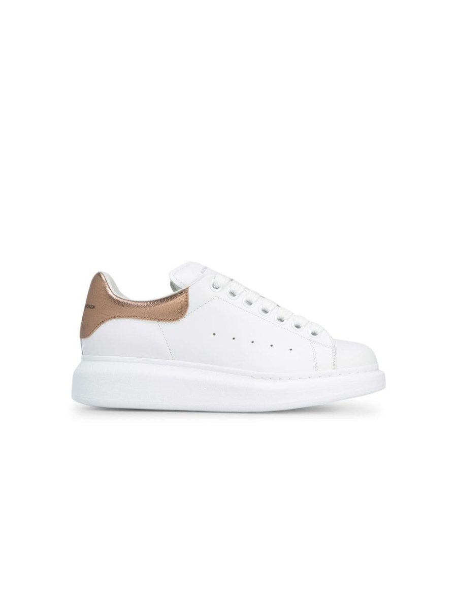 Oversized leather sneakers