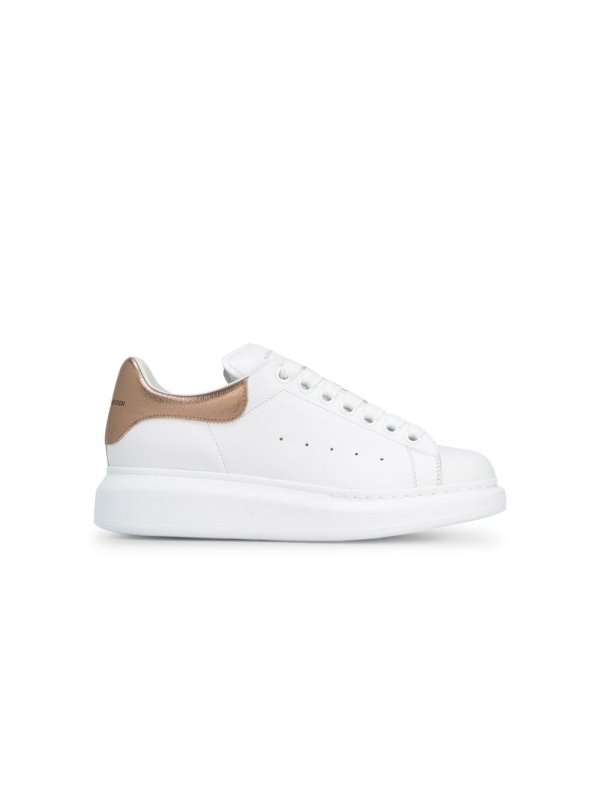 Oversized leather sneakers