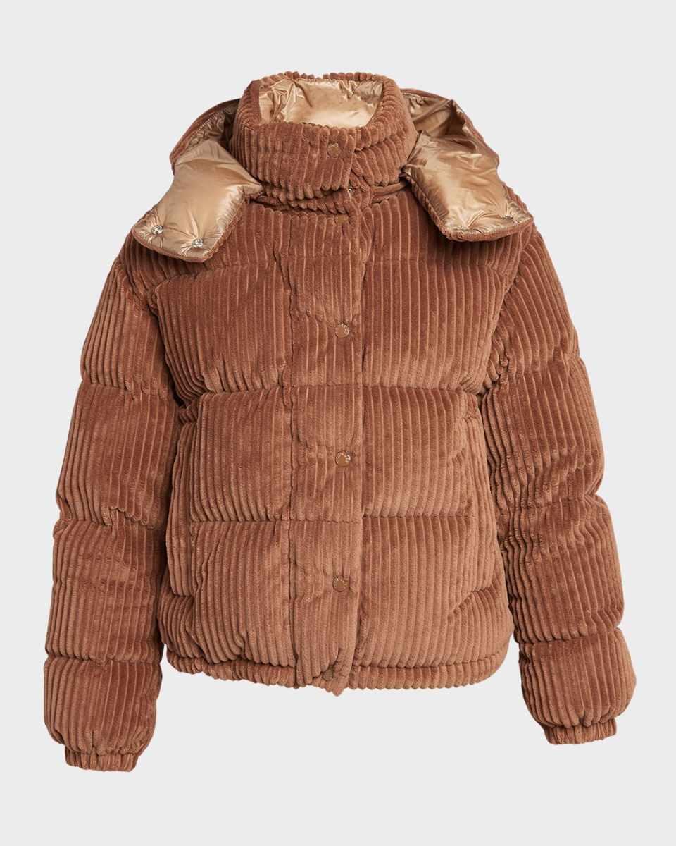 Daos Velvet Corduroy Puffer Jacket
