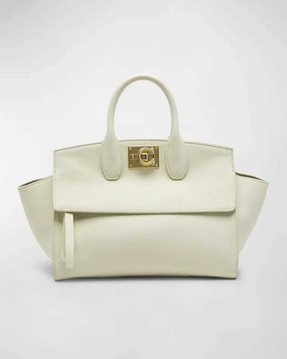 The Studio Soft Small Leather Top-Handle Bag