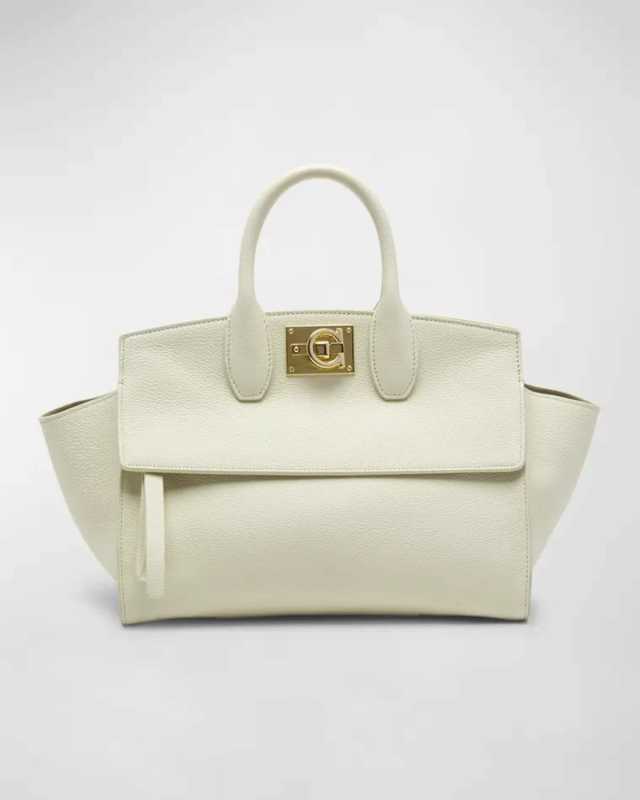 The Studio Soft Small Leather Top-Handle Bag
