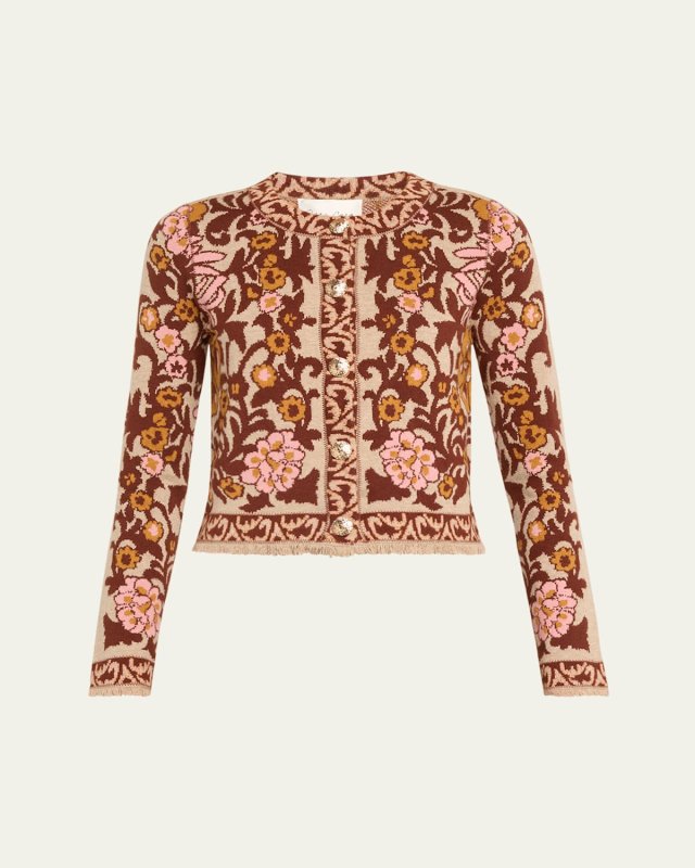 Livi Jacquard Wool-Blend Jacket
