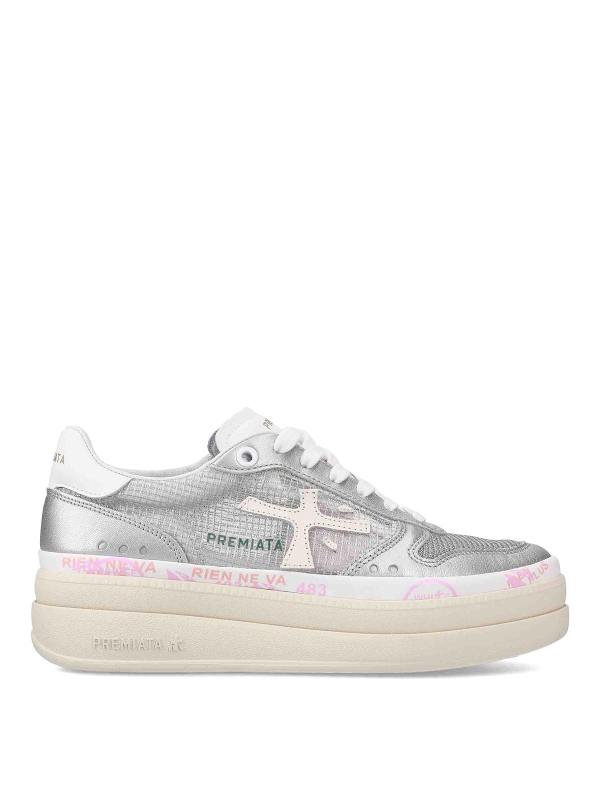 Premiata Baskets - Blanc