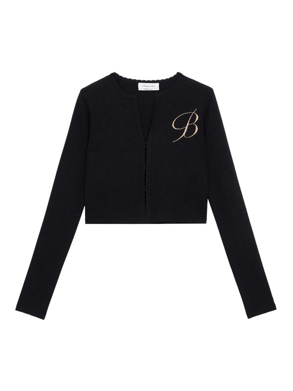 Blumarine Pull Col Bateau - Noir