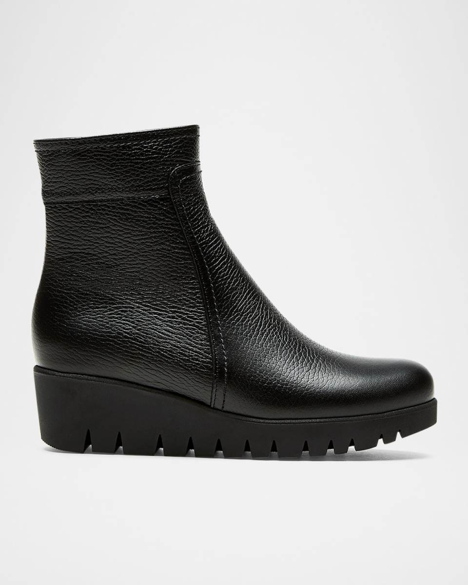 Token Suede Wedge Ankle Booties