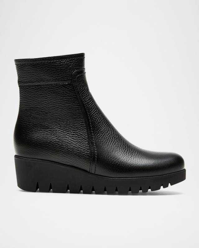 Token Suede Wedge Ankle Booties
