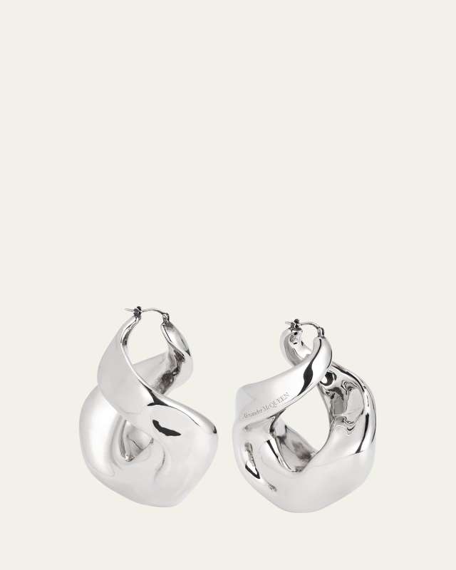 Twisted Hoop Earrings