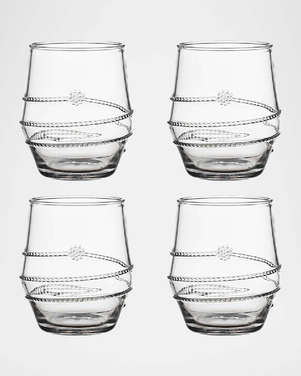 Amalia Acrylic Small Tumbler, Set of 4