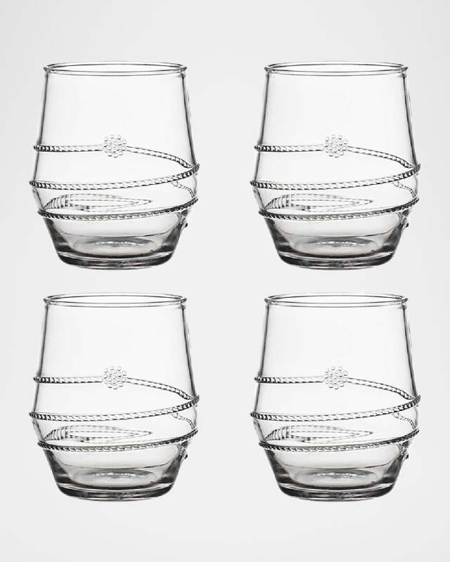 Amalia Acrylic Small Tumbler, Set of 4