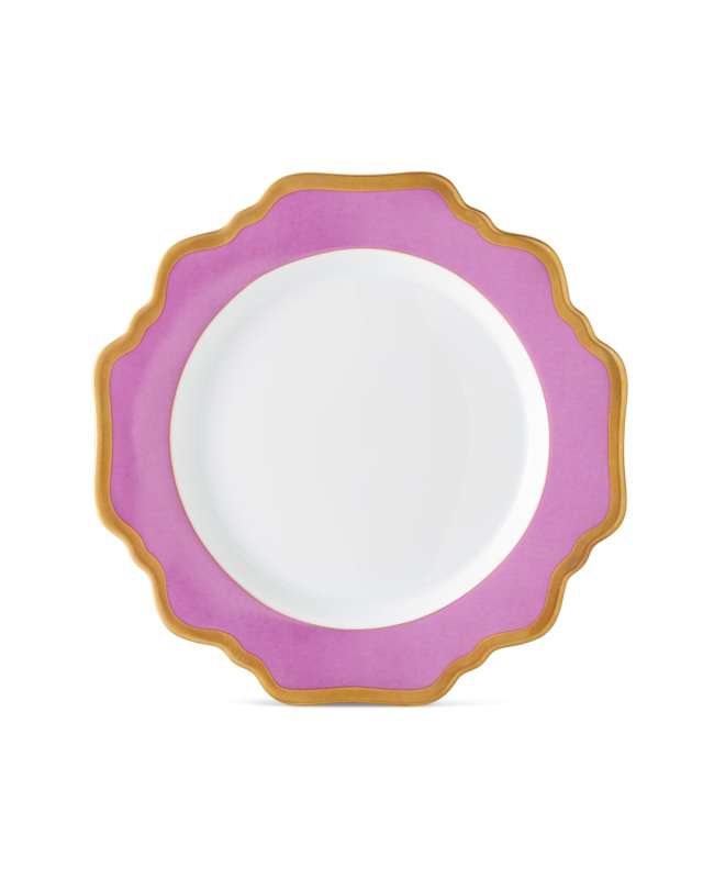 Purple Rimmed Salad Plate