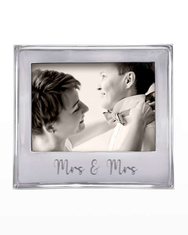 Mrs. & Mrs. Signature Statement Frame, 5" x 7"