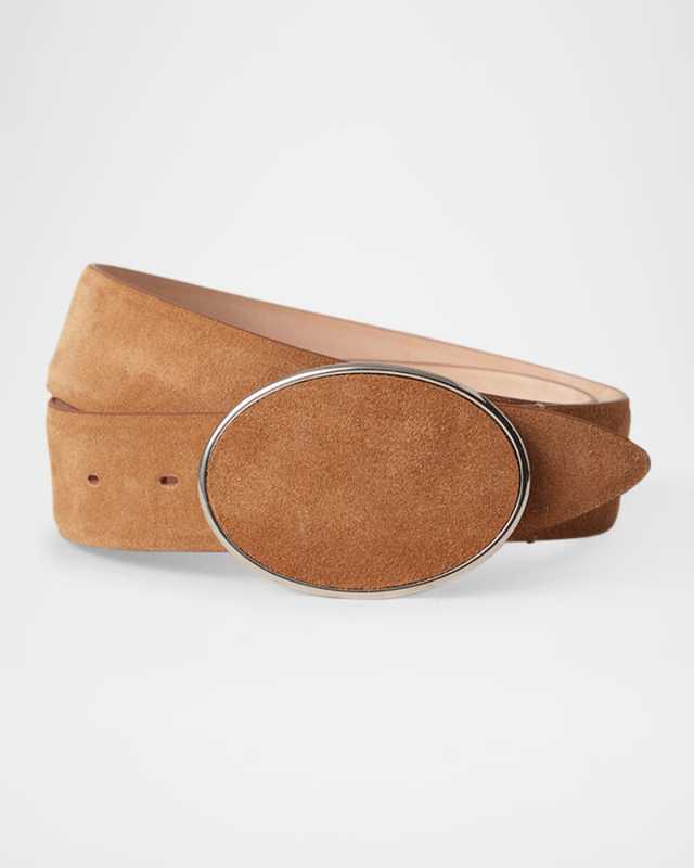 Flint Calfskin Leather Medium Belt
