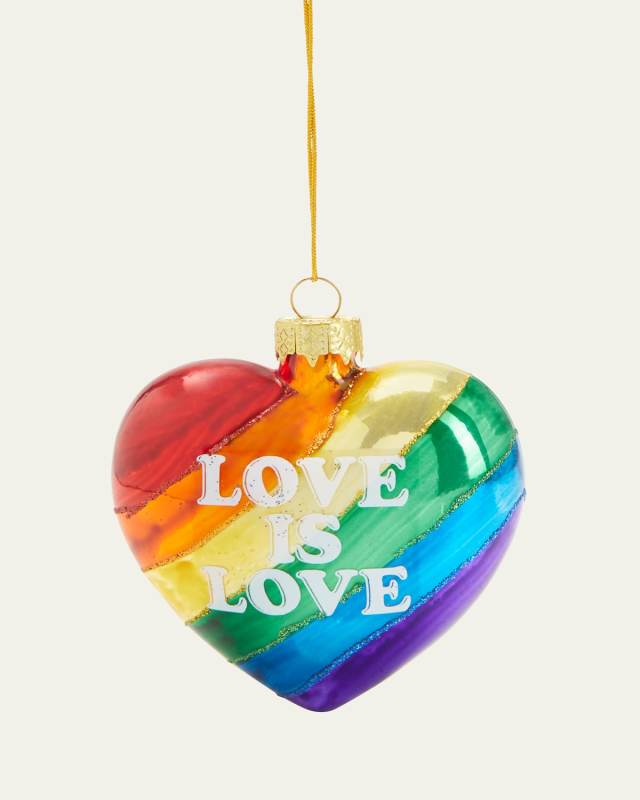 Love is Love Heart Ornament